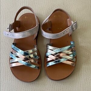 Stylish Metallic Kids Sandals